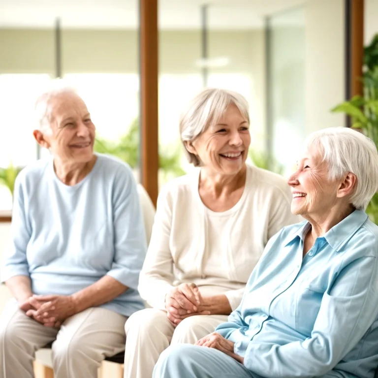 Erholsame Landschaft und Senioren im KurMaxPark